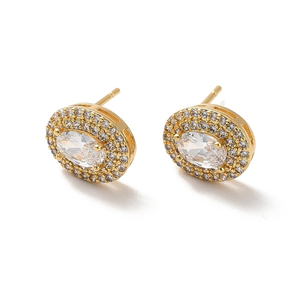 PandaHall Clear Cubic Zirconia Oval Stud Earrings, Long-Lasting Plated Brass Jewelry for Women, Cadmium Free & Lead Free, Real 18K Gold...
PandaHall Clear Cubic Zirconia Oval Stud Earrings, Long-Lasting Plated Brass Jewelry for Women, Cadmium Free & Lead Free, Real 18K Gold...
