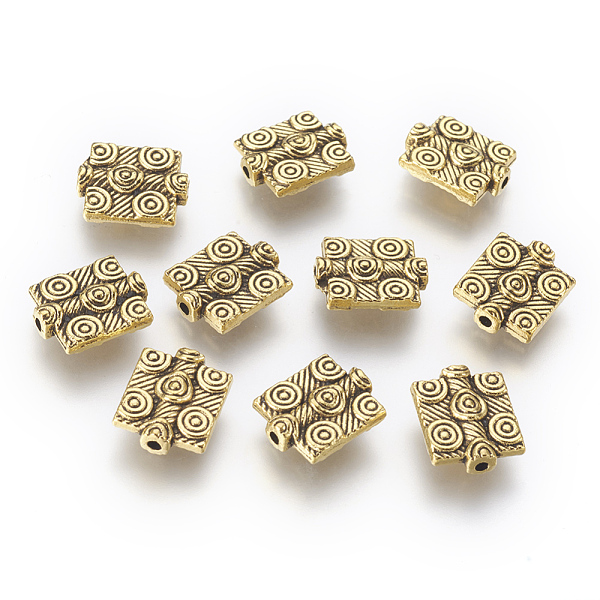 PandaHall Tibetan Style Alloy Rectangle Beads, Antique Golden Color, Lead Free & Nickel Free & Cadmium Free, Size: about 10mm wide, 12mm...
PandaHall Tibetan Style Alloy Rectangle Beads, Antique Golden Color, Lead Free & Nickel Free & Cadmium Free, Size: about 10mm wide, 12mm...