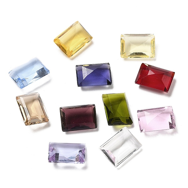 PandaHall Pointed Back Glass Rhinestone Cabochons, Rectangle, Faceted, Mixed Color, 14x10x6~6.5mm Glass Rhinestone Rectangle Multicolor
PandaHall Pointed Back Glass Rhinestone Cabochons, Rectangle, Faceted, Mixed Color, 14x10x6~6.5mm Glass Rhinestone Rectangle Multicolor