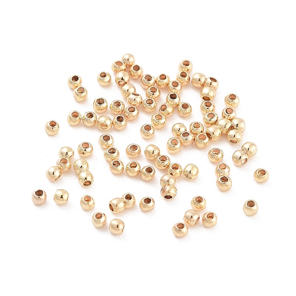 PandaHall Rack Plating Brass Beads, Cadmium Free & Lead Free, Round, Golden, 2x2.3mm, Hole: 0.8mm Brass Round
PandaHall Rack Plating Brass Beads, Cadmium Free & Lead Free, Round, Golden, 2x2.3mm, Hole: 0.8mm Brass Round