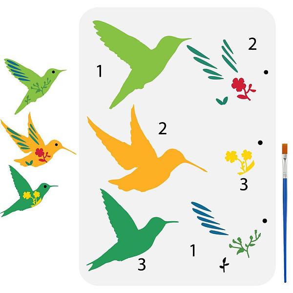 PandaHall MAYJOYDIY US 1 Pc PET Hollow Out Drawing Painting Stencils, for DIY Scrapbook, Photo Album, with 1Pc Art Paint Brushes, Bird...
PandaHall MAYJOYDIY US 1 Pc PET Hollow Out Drawing Painting Stencils, for DIY Scrapbook, Photo Album, with 1Pc Art Paint Brushes, Bird...