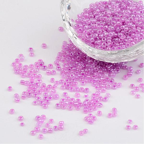 PandaHall Glass Seed Beads, Ceylon Round, Round, Violet, 2mm, Hole: 1mm, 3100pcs/50g Glass Purple
PandaHall Glass Seed Beads, Ceylon Round, Round, Violet, 2mm, Hole: 1mm, 3100pcs/50g Glass Purple
