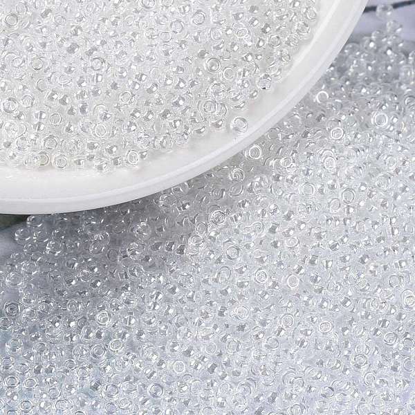PandaHall MIYUKI Round Rocailles Beads, Japanese Seed Beads, 15/0, (RR160) Crystal Luster, 1.5mm, Hole: 0.7mm, about 27777pcs/50g Glass..., Clear
PandaHall MIYUKI Round Rocailles Beads, Japanese Seed Beads, 15/0, (RR160) Crystal Luster, 1.5mm, Hole: 0.7mm, about 27777pcs/50g Glass..., Clear