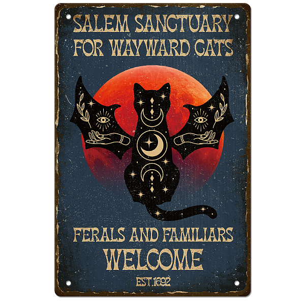 PandaHall Vintage Metal Tin Sign, Iron Wall Decor for Bars, Restaurants, Cafes Pubs, Rectangle, Cat Shape, 300x200x0.5mm Iron Cat Shape
PandaHall Vintage Metal Tin Sign, Iron Wall Decor for Bars, Restaurants, Cafes Pubs, Rectangle, Cat Shape, 300x200x0.5mm Iron Cat Shape