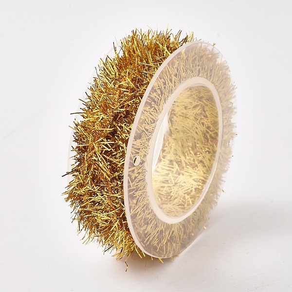 PandaHall Shiny Tinsel Hanging Garland, For Xmas/Wedding/Birthday Party Decoration, Gold, 65mm, about 2m/roll Nylon Gold
PandaHall Shiny Tinsel Hanging Garland, For Xmas/Wedding/Birthday Party Decoration, Gold, 65mm, about 2m/roll Nylon Gold
