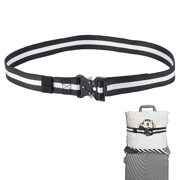 PandaHall Nylon Adjustable Luggage Straps, Luggage Cases Ratchet Ties, with Alloy Clasp, White, 1200x38mm Nylon White
PandaHall Nylon Adjustable Luggage Straps, Luggage Cases Ratchet Ties, with Alloy Clasp, White, 1200x38mm Nylon White