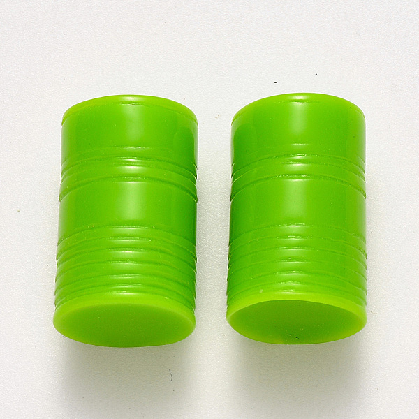 PandaHall Resin Beads, No Hole/Undrilled, Tin, Green, 23.5x14.5mm Resin Column Green
PandaHall Resin Beads, No Hole/Undrilled, Tin, Green, 23.5x14.5mm Resin Column Green
