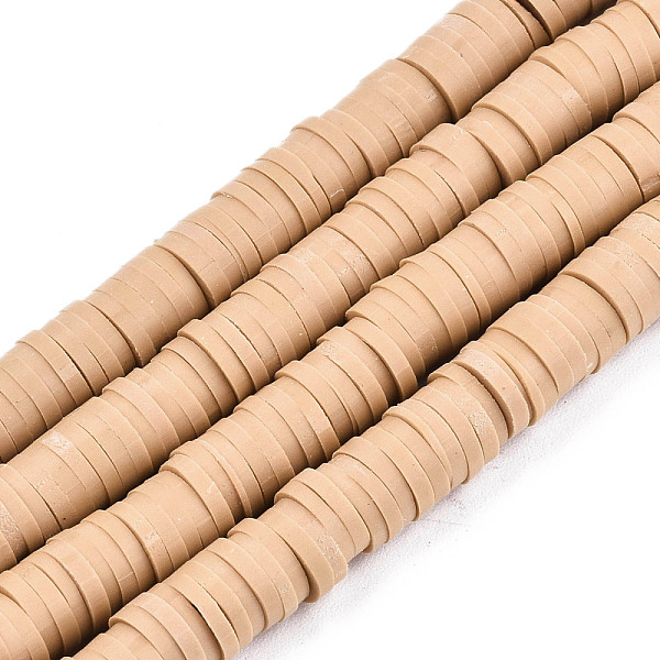 PandaHall Flat Round Handmade Polymer Clay Bead Spacers, Peru, 3x1mm, Hole: 1mm, about 380~400pcs/strand, 17.7 inch Polymer Clay Flat Round..., Brown
PandaHall Flat Round Handmade Polymer Clay Bead Spacers, Peru, 3x1mm, Hole: 1mm, about 380~400pcs/strand, 17.7 inch Polymer Clay Flat Round..., Brown