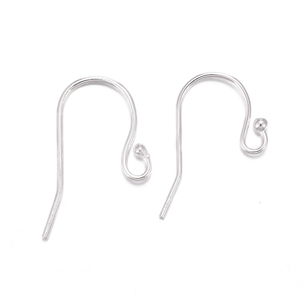 PandaHall 925 Sterling Silver Earring Hooks, with 925 Stamp, Silver, 24x12x2mm, 20 Gauge, Pin: 0.8mm Sterling Silver Silver
PandaHall 925 Sterling Silver Earring Hooks, with 925 Stamp, Silver, 24x12x2mm, 20 Gauge, Pin: 0.8mm Sterling Silver Silver