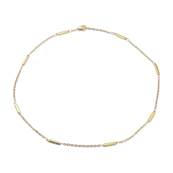 PandaHall Ion Plating(IP) 304 Stainless Steel Rectangle Link Chain Necklace, Golden, 17.76 inch(45.1cm) 304 Stainless Steel
PandaHall Ion Plating(IP) 304 Stainless Steel Rectangle Link Chain Necklace, Golden, 17.76 inch(45.1cm) 304 Stainless Steel
