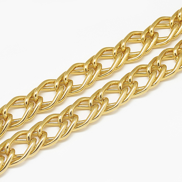 PandaHall 3.28 Feet Unwelded Aluminum Double Link Chains, Gold, 22x15x2.2mm Aluminum Gold
PandaHall 3.28 Feet Unwelded Aluminum Double Link Chains, Gold, 22x15x2.2mm Aluminum Gold