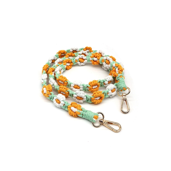 PandaHall Macrame Daisy Cotton Rope & Polyester Weave Bag Handles, for Bag Making, Orange, 130x2cm Cotton Flower Orange
PandaHall Macrame Daisy Cotton Rope & Polyester Weave Bag Handles, for Bag Making, Orange, 130x2cm Cotton Flower Orange
