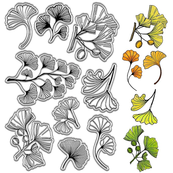 PandaHall CRASPIRE Ginkgo Leaves Clear Rubber Stamps Retro Autumn Plant Leaf Vintage Reusable Transparent Silicone Stamp Seals for...
PandaHall CRASPIRE Ginkgo Leaves Clear Rubber Stamps Retro Autumn Plant Leaf Vintage Reusable Transparent Silicone Stamp Seals for...