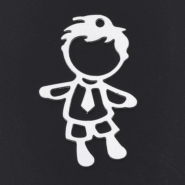 PandaHall Aluminium Big Pendants, Laser Cut Big Pendants, Boy, Silver Color Plated, 50x31x1mm, Hole: 3mm Aluminum Human
PandaHall Aluminium Big Pendants, Laser Cut Big Pendants, Boy, Silver Color Plated, 50x31x1mm, Hole: 3mm Aluminum Human