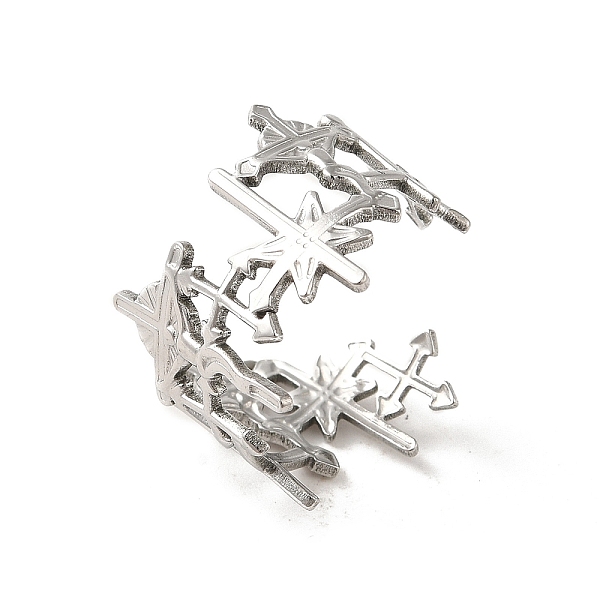 PandaHall 201 Stainless Steel Finger Rings, Stainless Steel Color, US Size 7 1/4(17.5mm) 201 Stainless Steel Cross
PandaHall 201 Stainless Steel Finger Rings, Stainless Steel Color, US Size 7 1/4(17.5mm) 201 Stainless Steel Cross