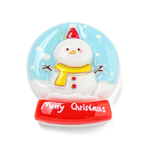 PandaHall Christmas Opaque Resin Decoden Cabochons, Snowman, 24x20.5x8mm Resin Snowman
PandaHall Christmas Opaque Resin Decoden Cabochons, Snowman, 24x20.5x8mm Resin Snowman