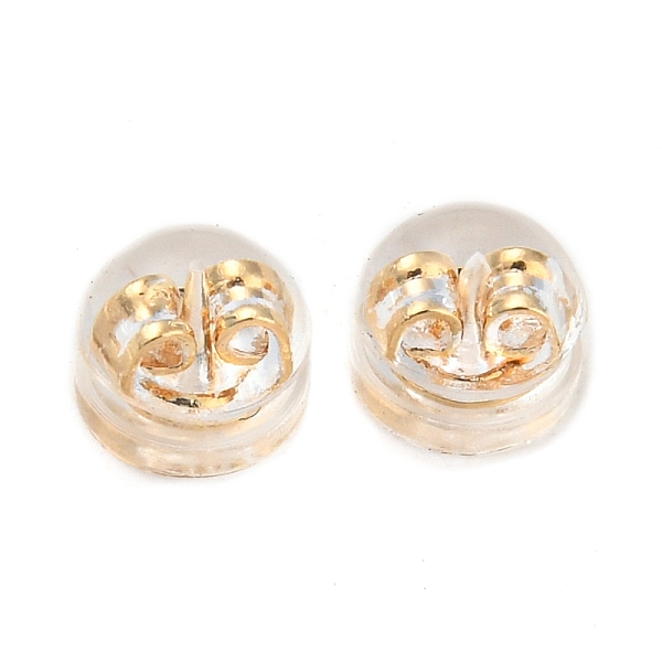 PandaHall Resin & Brass Ear Nuts, Earring Backs, Flat Round, Light Gold, 4.9x4mm, Hole: 0.6mm Brass Flat Round
PandaHall Resin & Brass Ear Nuts, Earring Backs, Flat Round, Light Gold, 4.9x4mm, Hole: 0.6mm Brass Flat Round