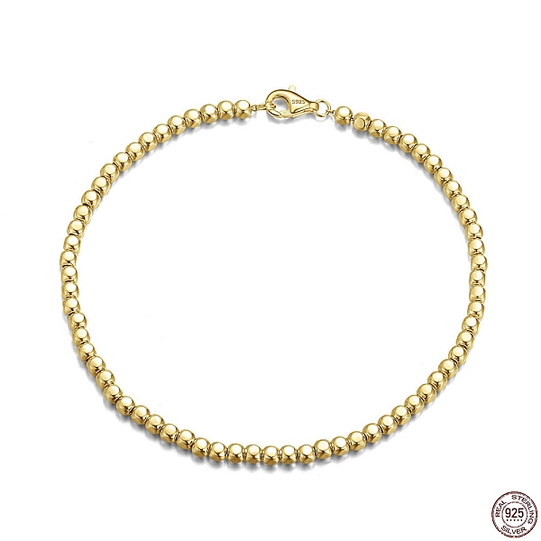 PandaHall 925 Sterling Silver Ball Chain Bracelets, with S925 Stamp, Golden, 6-1/2 inch(16.5cm) Sterling Silver
PandaHall 925 Sterling Silver Ball Chain Bracelets, with S925 Stamp, Golden, 6-1/2 inch(16.5cm) Sterling Silver