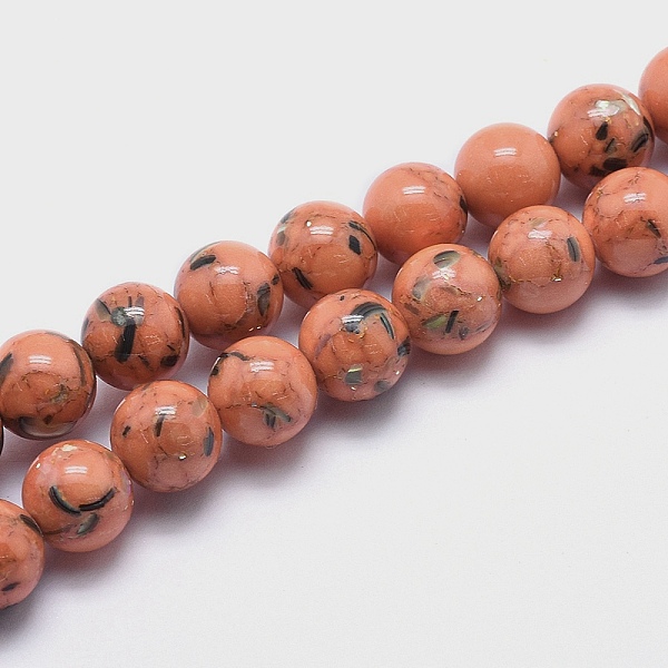 PandaHall Sea Shell and Synthetic Turquoise Assembled Beads Strands, Round, Coral, 8~9mm, Hole: 1.2mm, about 49~50pcs/strand, 15.3~15.7 inch..., Red
PandaHall Sea Shell and Synthetic Turquoise Assembled Beads Strands, Round, Coral, 8~9mm, Hole: 1.2mm, about 49~50pcs/strand, 15.3~15.7 inch..., Red