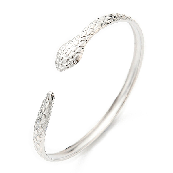 PandaHall 304 Stainless Steel Snake Cuff Bangle, Stainless Steel Color, Inner Diameter: 2-3/8 inch(6cm) 304 Stainless Steel Snake
PandaHall 304 Stainless Steel Snake Cuff Bangle, Stainless Steel Color, Inner Diameter: 2-3/8 inch(6cm) 304 Stainless Steel Snake