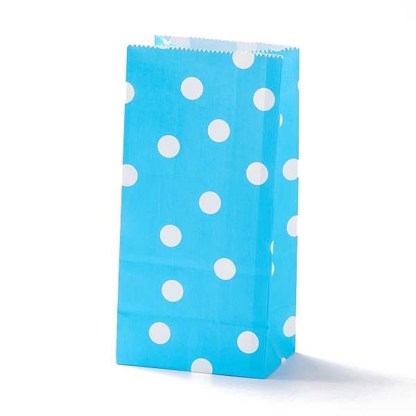 PandaHall Rectangle Kraft Paper Bags, None Handles, Gift Bags, Polka Dot Pattern, Deep Sky Blue, 9.1x5.8x17.9cm Paper Polka Dot
PandaHall Rectangle Kraft Paper Bags, None Handles, Gift Bags, Polka Dot Pattern, Deep Sky Blue, 9.1x5.8x17.9cm Paper Polka Dot