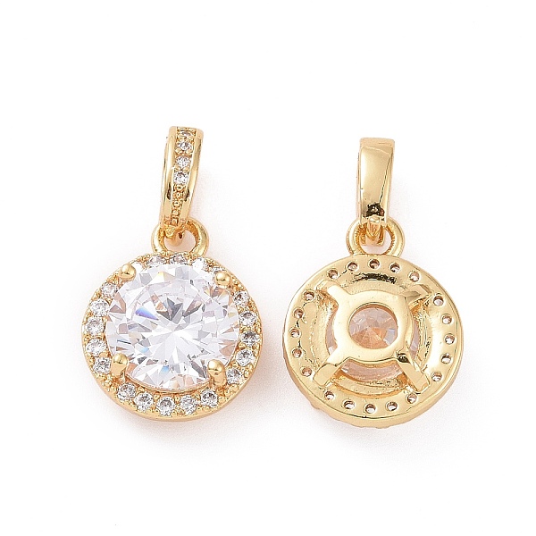 PandaHall Real 18K Gold Plated Brass Micro Pave Clear Cubic Zirconia Pendants, Flat Round Charms, Clear, 13x11x5mm, Hole: 3x2.5mm...
PandaHall Real 18K Gold Plated Brass Micro Pave Clear Cubic Zirconia Pendants, Flat Round Charms, Clear, 13x11x5mm, Hole: 3x2.5mm...