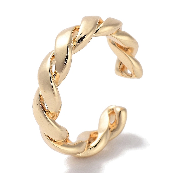 PandaHall Brass Cuff Rings, Long-Lasting Plated, Twist, Golden, 5mm, Inner Diameter: 16.8mm Brass Twist
PandaHall Brass Cuff Rings, Long-Lasting Plated, Twist, Golden, 5mm, Inner Diameter: 16.8mm Brass Twist