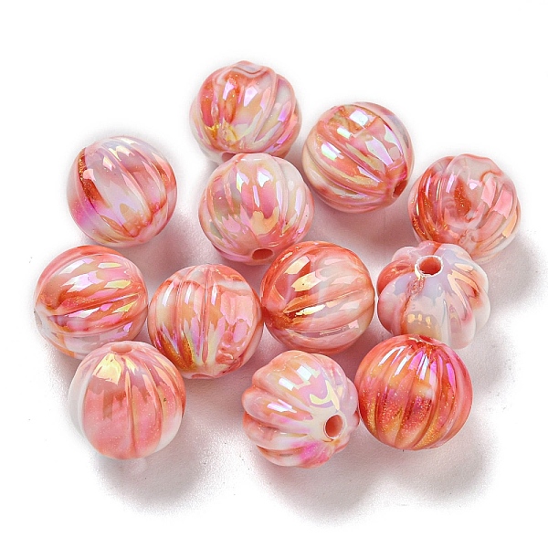 PandaHall UV Plating Rainbow Iridescent Acrylic Beads, Two Tone Beads, Pumpkin, Orange Red, 11x11mm, Hole: 1.5mm Acrylic Pumpkin
PandaHall UV Plating Rainbow Iridescent Acrylic Beads, Two Tone Beads, Pumpkin, Orange Red, 11x11mm, Hole: 1.5mm Acrylic Pumpkin