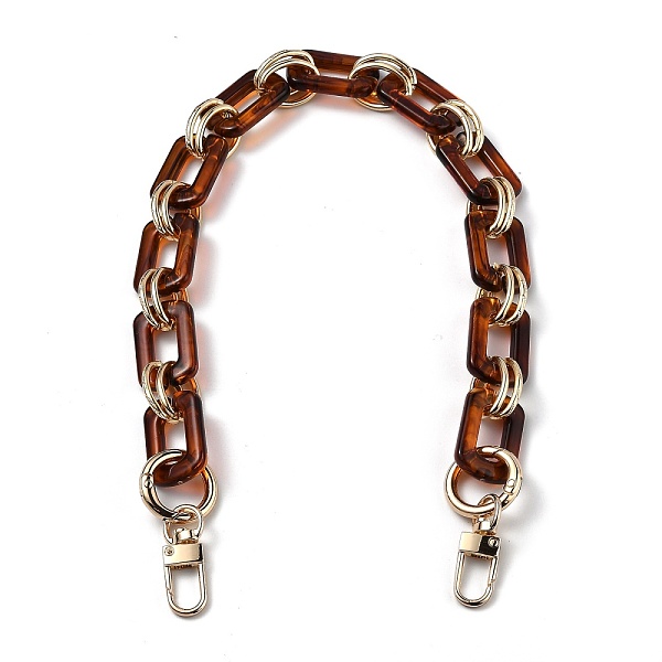 PandaHall Resin Bag Chains Strap, with Golden Alloy Link and Swivel Clasps, for Bag Straps Replacement Accessories, Coconut Brown, 45x2cm...
PandaHall Resin Bag Chains Strap, with Golden Alloy Link and Swivel Clasps, for Bag Straps Replacement Accessories, Coconut Brown, 45x2cm...