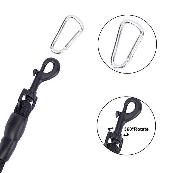 PandaHall Nylon Dog Leash Slip Rope, Lead Leash Strong Heavy Duty Braided Rope, No Pull Training Lead Leashes, for Medium Large Dogs, Black...
PandaHall Nylon Dog Leash Slip Rope, Lead Leash Strong Heavy Duty Braided Rope, No Pull Training Lead Leashes, for Medium Large Dogs, Black...