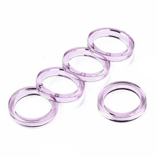 PandaHall Transparent Acrylic Finger Rings, Ring, Orchid, US Size 7 1/2(17.7mm) Acrylic Purple 
PandaHall Transparent Acrylic Finger Rings, Ring, Orchid, US Size 7 1/2(17.7mm) Acrylic Purple