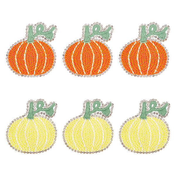 PandaHall 6Pcs 2 Colors Halloween Theme Pumpkin Shape Polyester Clothing Patches, Embroidery Appliques, with Rhinestone, Mixed Color..., Multicolor
PandaHall 6Pcs 2 Colors Halloween Theme Pumpkin Shape Polyester Clothing Patches, Embroidery Appliques, with Rhinestone, Mixed Color..., Multicolor