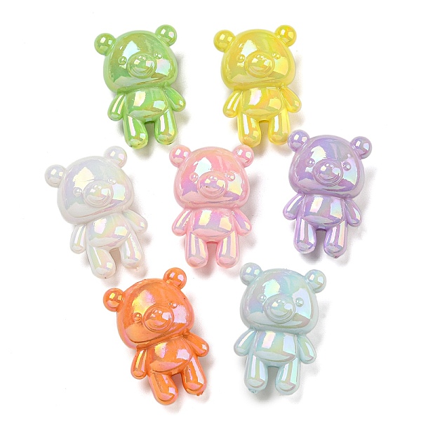 PandaHall UV Plating Iridescent Acrylic Beads, Bear, Mixed Color, 32x21.5x16mm, Hole: 2.5mm Acrylic Bear Multicolor
PandaHall UV Plating Iridescent Acrylic Beads, Bear, Mixed Color, 32x21.5x16mm, Hole: 2.5mm Acrylic Bear Multicolor