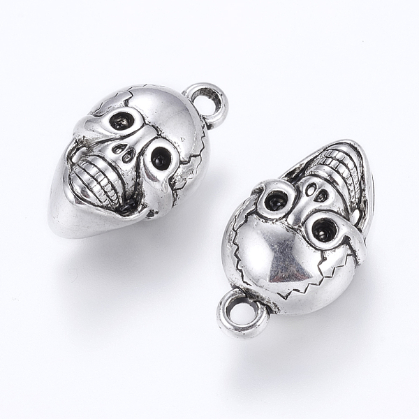 PandaHall CCB Plastic Pendants, Skull, Antique Silver, 23.5x13.5x10.5mm, Hole: 2.5mm Plastic Skull
PandaHall CCB Plastic Pendants, Skull, Antique Silver, 23.5x13.5x10.5mm, Hole: 2.5mm Plastic Skull
