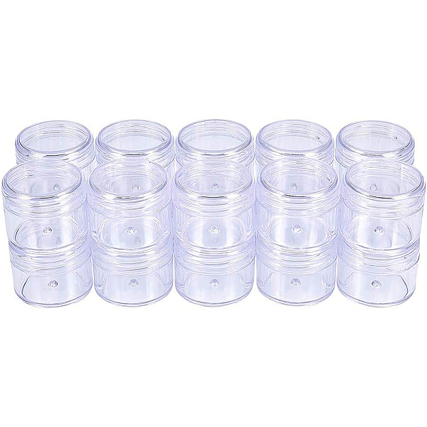 PandaHall BENECREAT 20 Pack 30ml Empty Clear Plastic Bead Storage Container jar with Rounded Screw-Top Lids for Beads, Nail Art, Glitter...
PandaHall BENECREAT 20 Pack 30ml Empty Clear Plastic Bead Storage Container jar with Rounded Screw-Top Lids for Beads, Nail Art, Glitter...