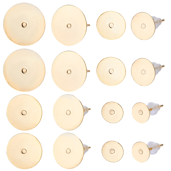 PandaHall Beebeecraft 1 Box 160Pcs 6/8/10/12mm Blank Post Earring Studs 24K Gold Plated Flat Round Stud Earring Findings with 160Pcs Ear...
PandaHall Beebeecraft 1 Box 160Pcs 6/8/10/12mm Blank Post Earring Studs 24K Gold Plated Flat Round Stud Earring Findings with 160Pcs Ear...