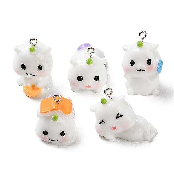 PandaHall Opaque Resin Cartoon Pendants, Unicorn Charms with Platinum Tone Iron Loops, Mixed Color, 21~29x19.5~31x17~29mm, Hole: 2mm..., Multicolor
PandaHall Opaque Resin Cartoon Pendants, Unicorn Charms with Platinum Tone Iron Loops, Mixed Color, 21~29x19.5~31x17~29mm, Hole: 2mm..., Multicolor