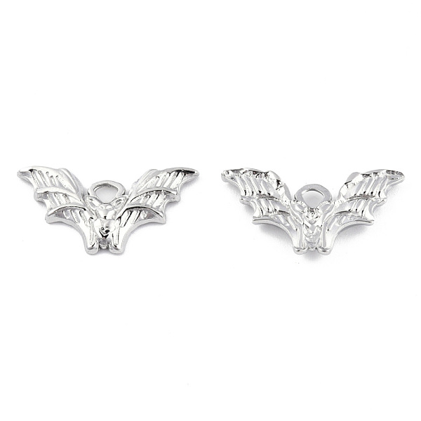 PandaHall Halloween Theme 201 Stainless Steel Pendants, Bat Charm , Stainless Steel Color, 10.5x20x2mm, Hole: 1.8mm 201 Stainless Steel...
PandaHall Halloween Theme 201 Stainless Steel Pendants, Bat Charm , Stainless Steel Color, 10.5x20x2mm, Hole: 1.8mm 201 Stainless Steel...