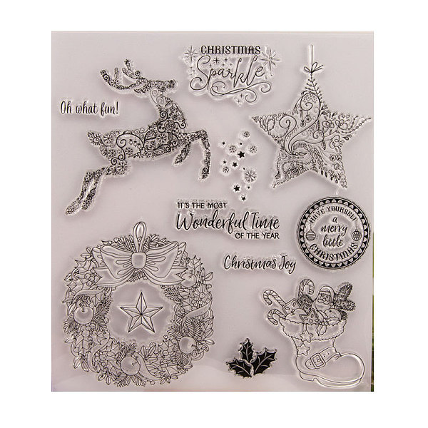 PandaHall Silicone Stamps, for DIY Scrapbooking, Photo Album Decorative, Cards Making, Stamp Sheets, Black, 20.5x18.5cm Silicone Black
PandaHall Silicone Stamps, for DIY Scrapbooking, Photo Album Decorative, Cards Making, Stamp Sheets, Black, 20.5x18.5cm Silicone Black