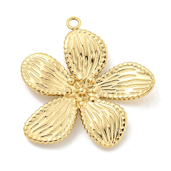 PandaHall Vacuum Plating 304 Stainless Steel Pendants, Flower Charm, Real 18K Gold Plated, 28x27x3.5mm, Hole: 1.6mm 304 Stainless Steel...
PandaHall Vacuum Plating 304 Stainless Steel Pendants, Flower Charm, Real 18K Gold Plated, 28x27x3.5mm, Hole: 1.6mm 304 Stainless Steel...
