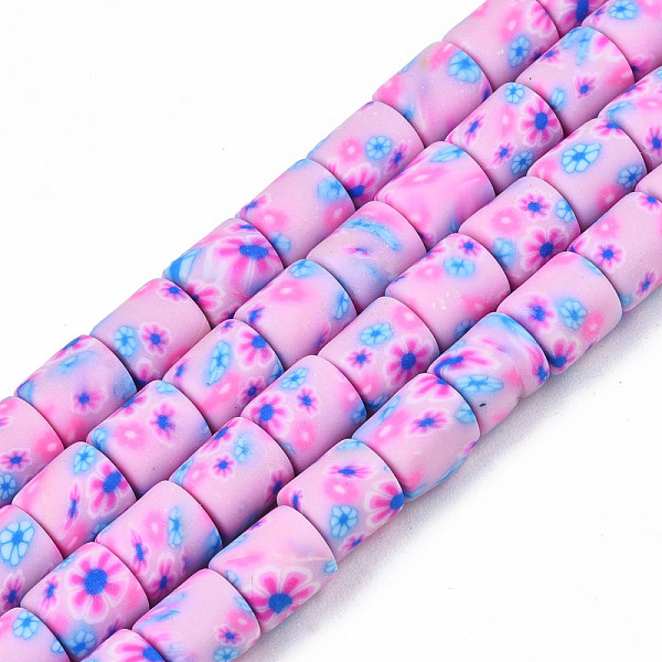 PandaHall Handmade Polymer Clay Bead Strands, Column with Flower, Violet, 6x5mm, Hole: 1mm, about 63pcs/strand, 15.75''(40cm) Polymer Clay..., Purple
PandaHall Handmade Polymer Clay Bead Strands, Column with Flower, Violet, 6x5mm, Hole: 1mm, about 63pcs/strand, 15.75''(40cm) Polymer Clay..., Purple