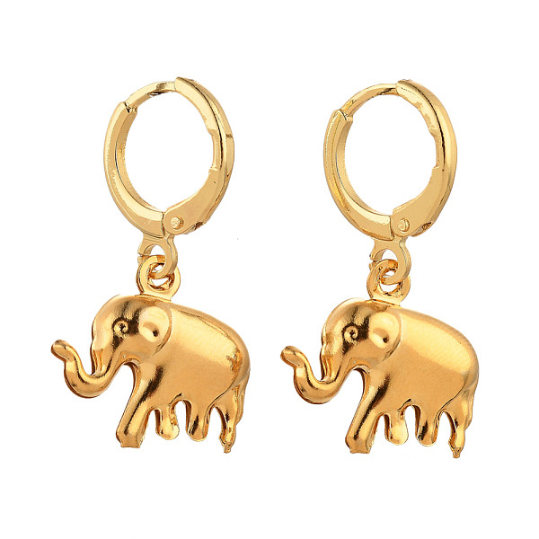 PandaHall Brass Huggie Hoop Earring, with Elephant 304 Stainless Steel Charms, Golden, 26mm, Pin: 0.7mm Brass Elephant
PandaHall Brass Huggie Hoop Earring, with Elephant 304 Stainless Steel Charms, Golden, 26mm, Pin: 0.7mm Brass Elephant