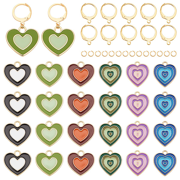 PandaHall AHANDMAKER 12 Pairs DIY Heart Enamel Charm Earring Making Kit, Valentine's Day Heart Love Pendants Charms with Leverback Earring..., Multicolor
PandaHall AHANDMAKER 12 Pairs DIY Heart Enamel Charm Earring Making Kit, Valentine's Day Heart Love Pendants Charms with Leverback Earring..., Multicolor