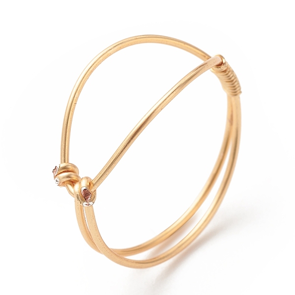 PandaHall Copper Wire Wrap Finger Ring for Women, Golden, US Size 8 1/2(18.5mm) Copper
PandaHall Copper Wire Wrap Finger Ring for Women, Golden, US Size 8 1/2(18.5mm) Copper