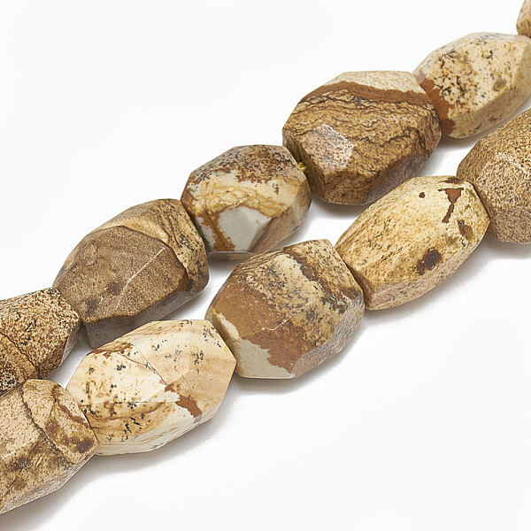 PandaHall Natural Picture Jasper Beads Strands, Nuggets, 19~23x15~18mm, Hole: 2mm, about 19pcs/strand, 15.3 inch Picture Jasper Nuggets
PandaHall Natural Picture Jasper Beads Strands, Nuggets, 19~23x15~18mm, Hole: 2mm, about 19pcs/strand, 15.3 inch Picture Jasper Nuggets