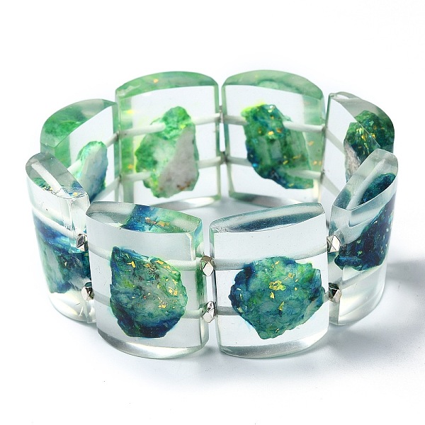 PandaHall Dyed Natural Dolomite & Synthetic Opal Stretch Bracelets, Epoxy Resin Domino Bracelets for Women, Lime Green, Inner Diameter...
PandaHall Dyed Natural Dolomite & Synthetic Opal Stretch Bracelets, Epoxy Resin Domino Bracelets for Women, Lime Green, Inner Diameter...
