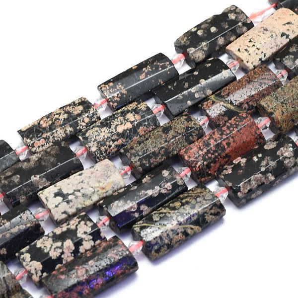 PandaHall Natural Snowflake Obsidian Beads Strands, Rectangle, Faceted, 27~29x13~14x6~7mm, Hole: 1.5mm, about 12pcs/Strand, 14.96 inch(38cm)...
PandaHall Natural Snowflake Obsidian Beads Strands, Rectangle, Faceted, 27~29x13~14x6~7mm, Hole: 1.5mm, about 12pcs/Strand, 14.96 inch(38cm)...