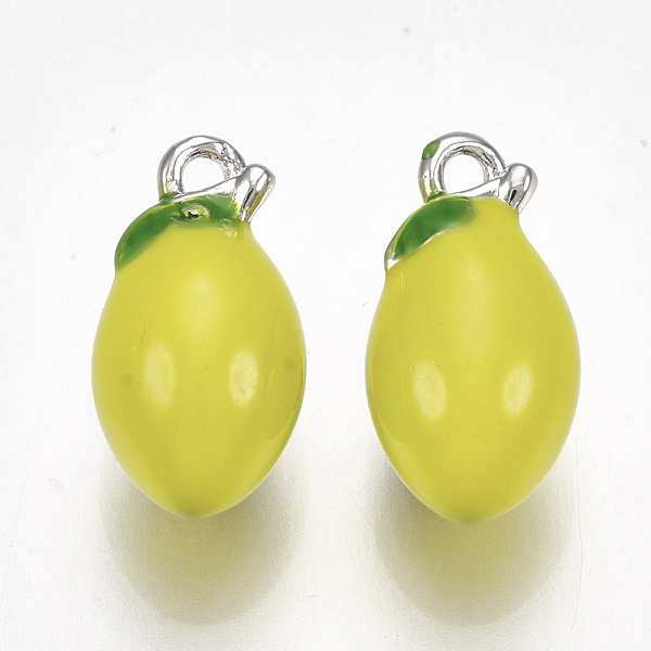 PandaHall Brass Charms, with Enamel, Lemon, Nickel Free, Real Platinum Plated, Yellow, 13x7mm, Hole: 1.2mm Brass+Enamel Fruit Yellow
PandaHall Brass Charms, with Enamel, Lemon, Nickel Free, Real Platinum Plated, Yellow, 13x7mm, Hole: 1.2mm Brass+Enamel Fruit Yellow
