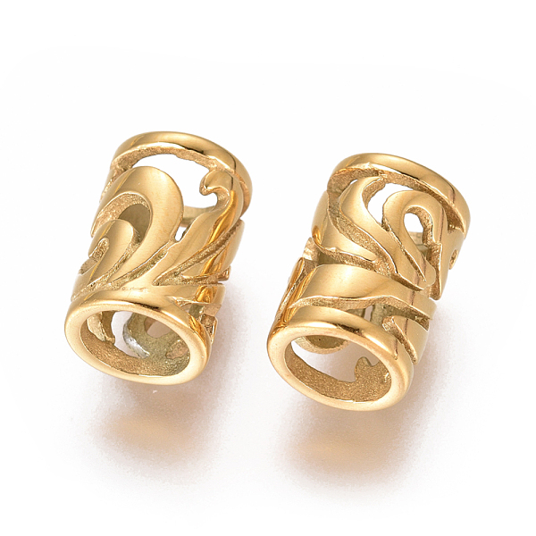 PandaHall 304 Stainless European Beads, Large Hole Beads, Ion Plating (IP), Column, Golden, 10x7mm, Hole: 5mm 304 Stainless Steel Column
PandaHall 304 Stainless European Beads, Large Hole Beads, Ion Plating (IP), Column, Golden, 10x7mm, Hole: 5mm 304 Stainless Steel Column