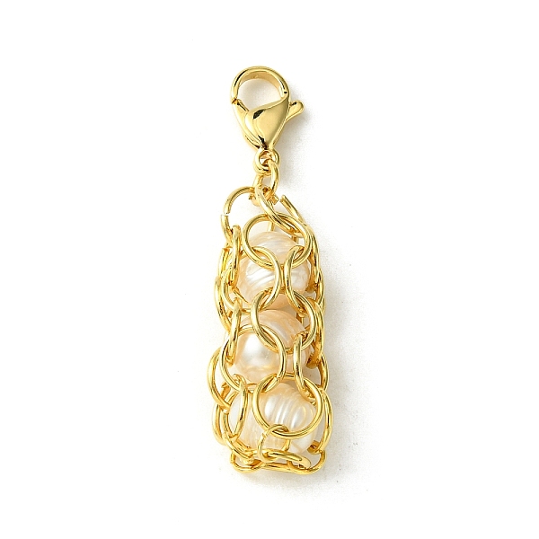 PandaHall 304 Stainless Steel Pouch Natural Cultured Freshwater Pearl Beads Pendant Decoration, with Lobster Claw Clasps, Golden, 44mm Pearl
PandaHall 304 Stainless Steel Pouch Natural Cultured Freshwater Pearl Beads Pendant Decoration, with Lobster Claw Clasps, Golden, 44mm Pearl
